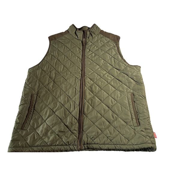Men’s Coleman Green Vest Size XL Full Zip - Picture 1 of 4